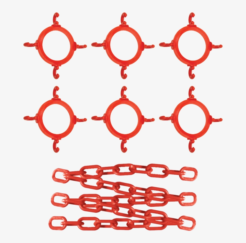 Chain Connector Kit, No Cones - Mr. Chain Traffic Cone & Chain Kit - Blue, 93206-6, transparent png download