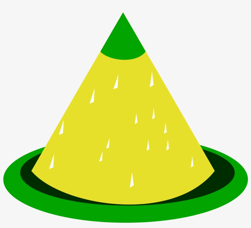 Cone Clipart Yellow - Tumpeng Clipart, transparent png download