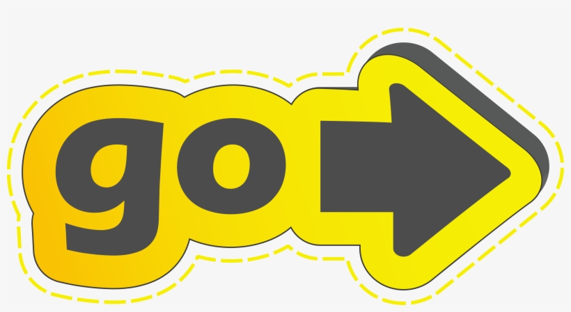 箭头指示标go Png透明无水印高清免抠图片素材免费分享下载 - Flechas Ir, transparent png download