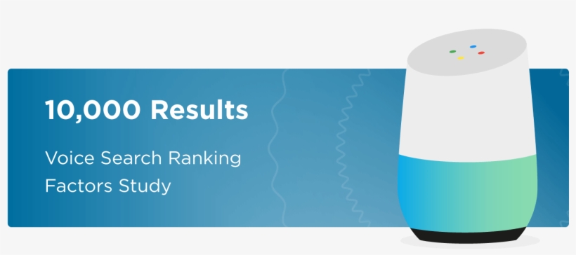 10,000 Results Voice Search Ranking Factors Study - Google Home, transparent png download