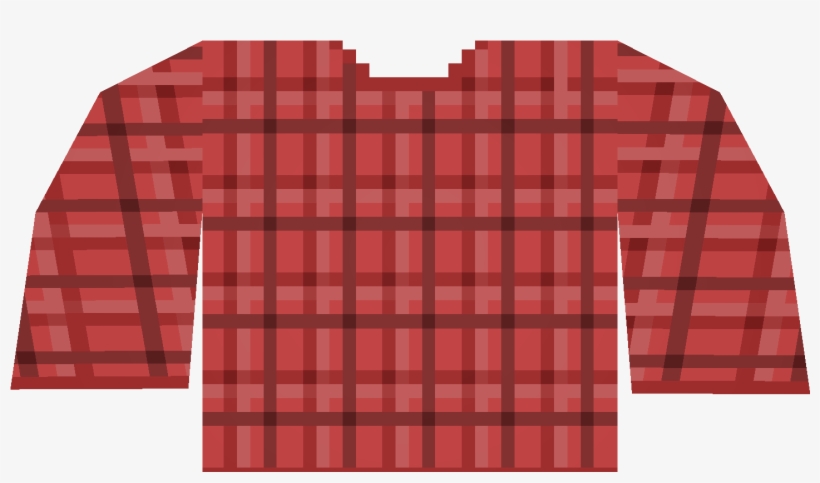 Plaid Red Shirt 670 - Plaid Shirt Png, transparent png download