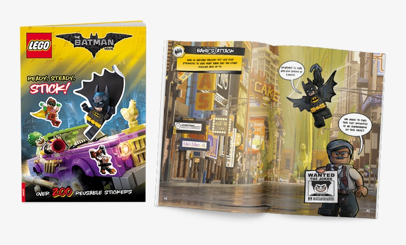 I Am Batman™ - Lego (r) Batman Movie: Ready, Steady, Stick!, transparent png download