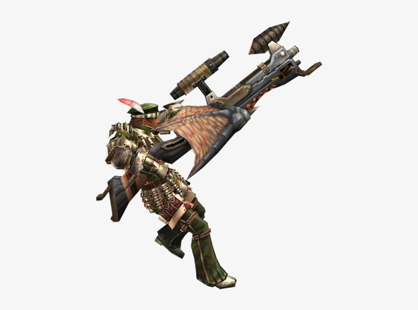 Highlight This Box With Your Cursor To Read The Spoiler - Monster Hunter World Light Bowgun Fanart, transparent png download