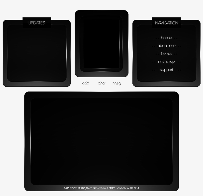 19 07 15 Got Ma Swanky New Homepage Frame Imvu Shop Transparent Png 1000x863 Free Download On Nicepng