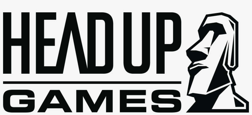 Headup Logo Blacktransparent Horizontal - Headup Games, transparent png download