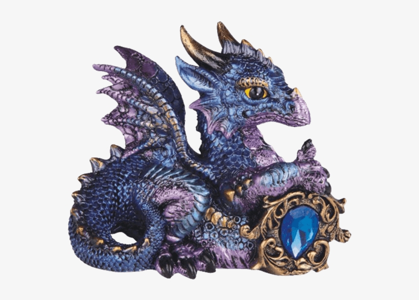 Taurus Jewel Baby Dragon Statue - Stealstreet Cancer Zodiac Stone Embellished Dragon, transparent png download