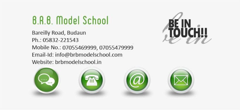 Contact Information - B.r.b Model School, transparent png download