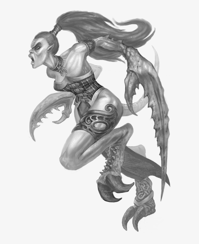 Black And White Stock Chaos Drawing Warhammer - Warhammer 40k Chaos Demon Png, transparent png download
