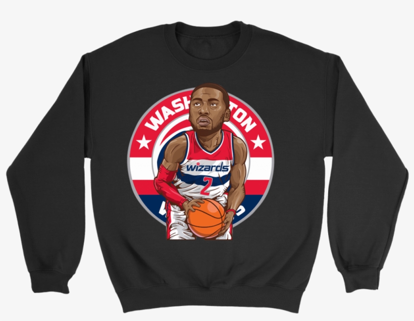 John Wall Cartoon Sweatshirt - Rawlings Washington Wizards 4" Softee Basketball, transparent png download