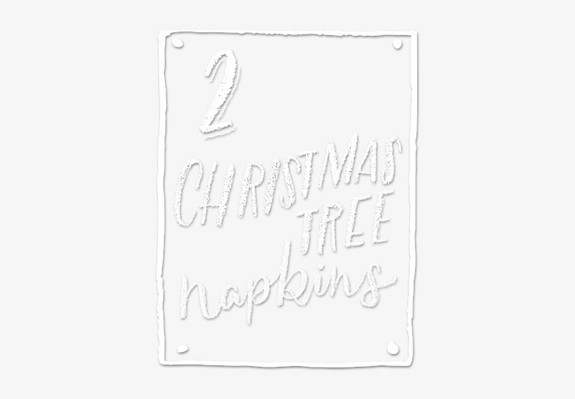 Publix Diy Christmas Tree Napkins - Paper, transparent png download