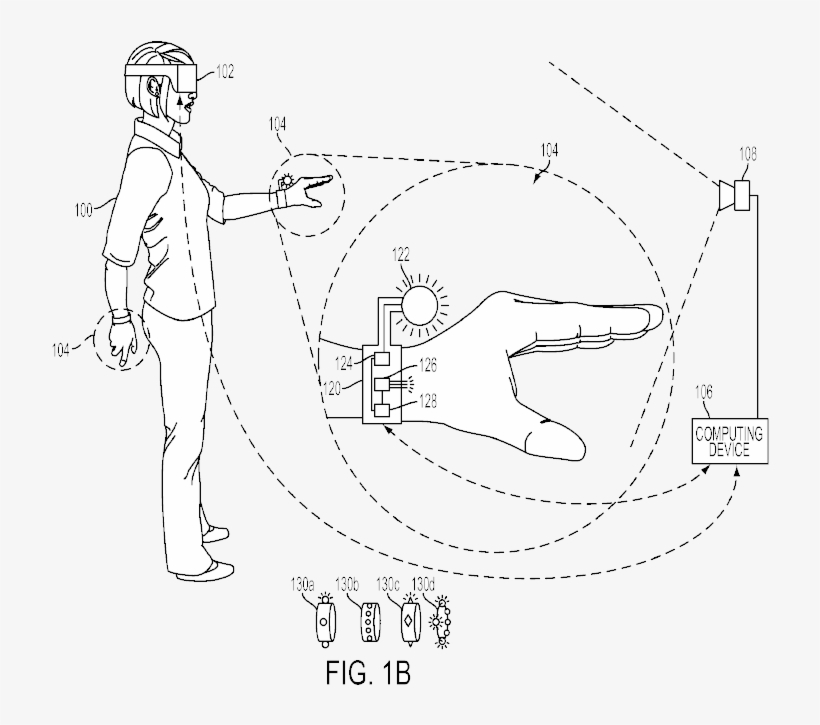 Sony-glove - Sony Vr Patent, transparent png download