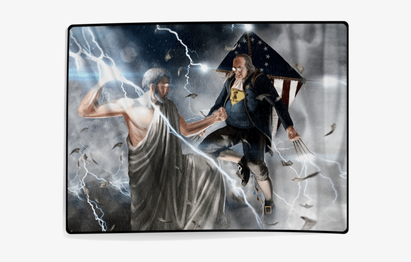 Ben Franklin Vs Zeus, transparent png download