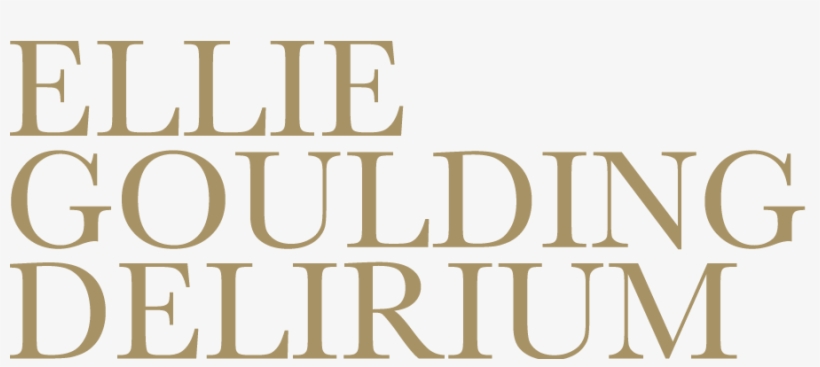 Youtube Logos - Ellie Goulding Delirium Logo, transparent png download