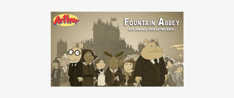 Posted By Pbs Publicity On Jan 07, 2015 At - Fountain Abbey Arthur Downton Abbey, transparent png download