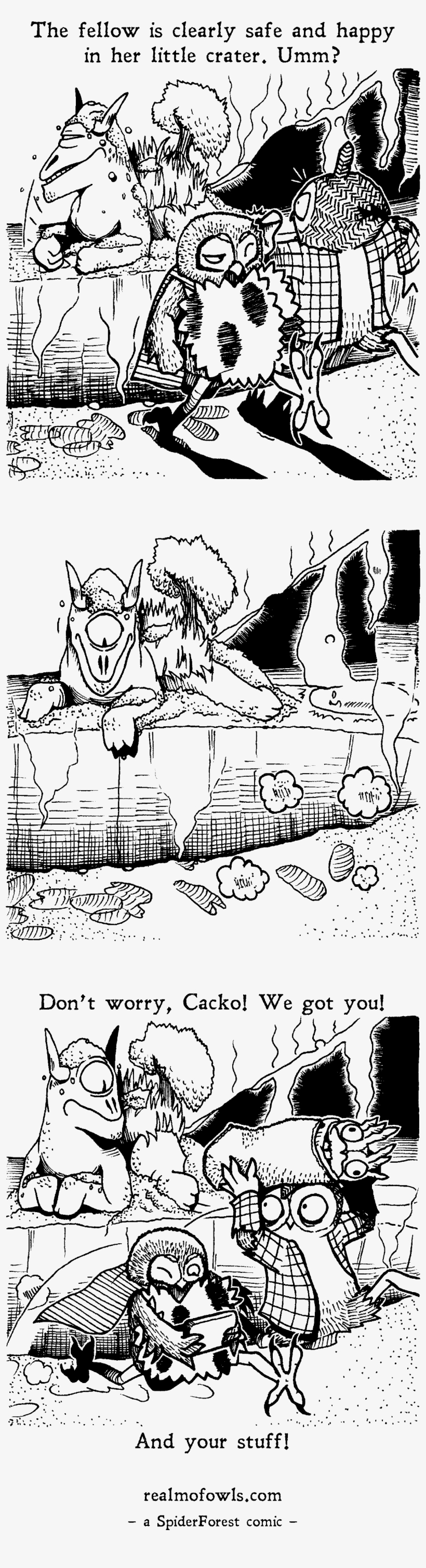 The Greater Glarer Of The Crater Likes To Glare Greatly - Cartoon, transparent png download