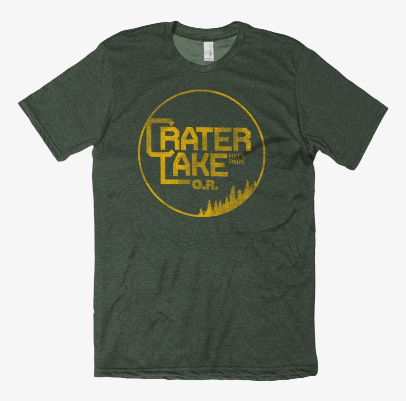Crater Lake Oregon Tee - Active Shirt, transparent png download