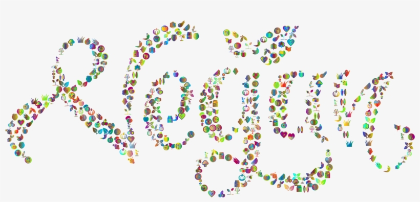 Computer Icons Art Typography Veganism Jewellery - Vegetarian And Vegan Symbolism, transparent png download
