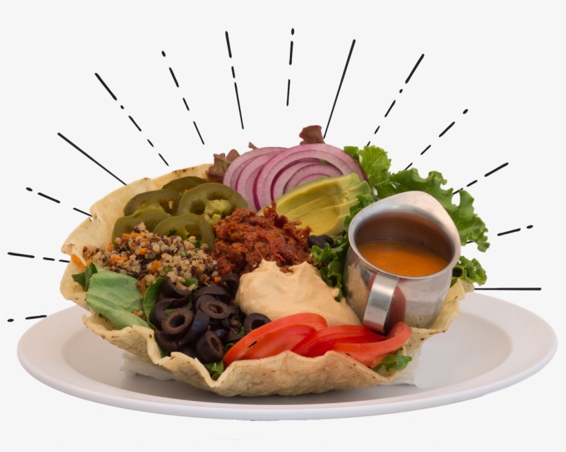 Our Signature Vegan Taco Salad Is So Tasty You'll Forget - Poached Egg, transparent png download