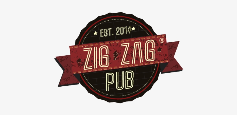 Logo Zig Zag Pub Constanta - Sign, transparent png download