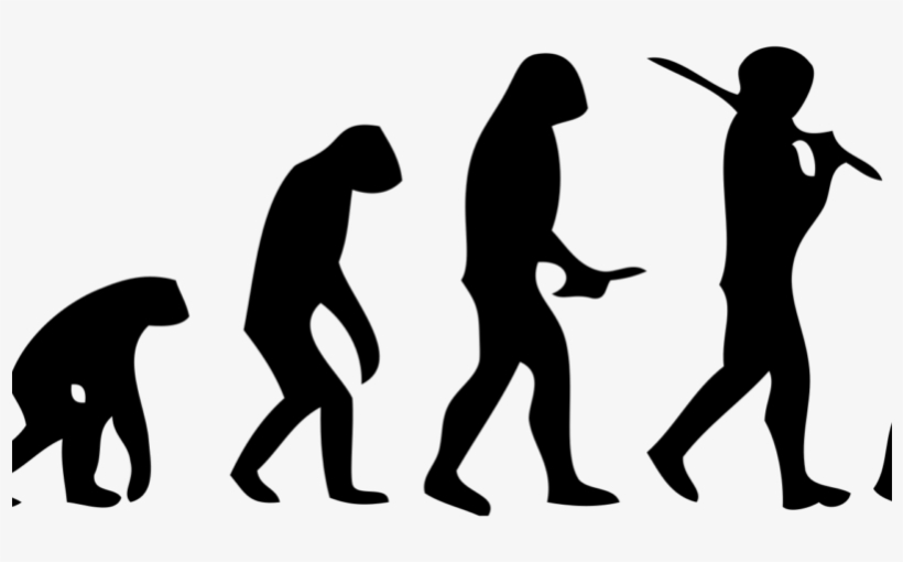 Theory Of Evolution Falls Apart - Apes To Humans, transparent png download