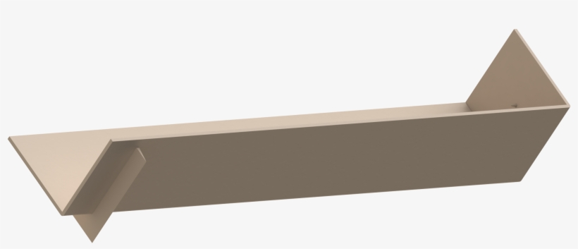 Our New Corner Design Uses A Plastic Insert To Hide - Shelf, transparent png download