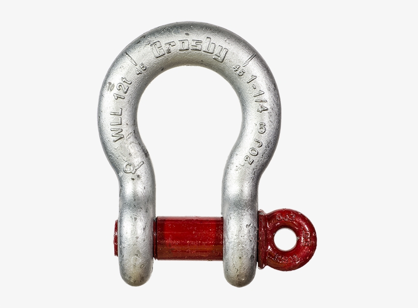 Crosby G209 Sp Anchor Shackles - 1.5 Crosby Shackle, transparent png download