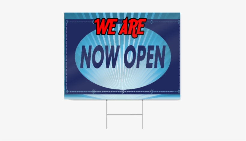 We Are Now Open Sign - Led-backlit Lcd Display, transparent png download