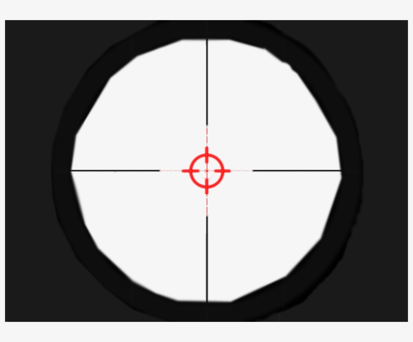 How Can I Delimit A Transparent Area On Png Image When - Mira De Francotirador .png, transparent png download