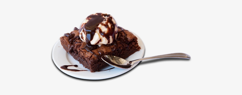 Chocolate Brownie - Chocolate Brownie Ice Cream Png, transparent png download