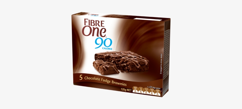 Chocolate Fudge Brownies - Fibre One Chocolate Fudge Brownie, transparent png download