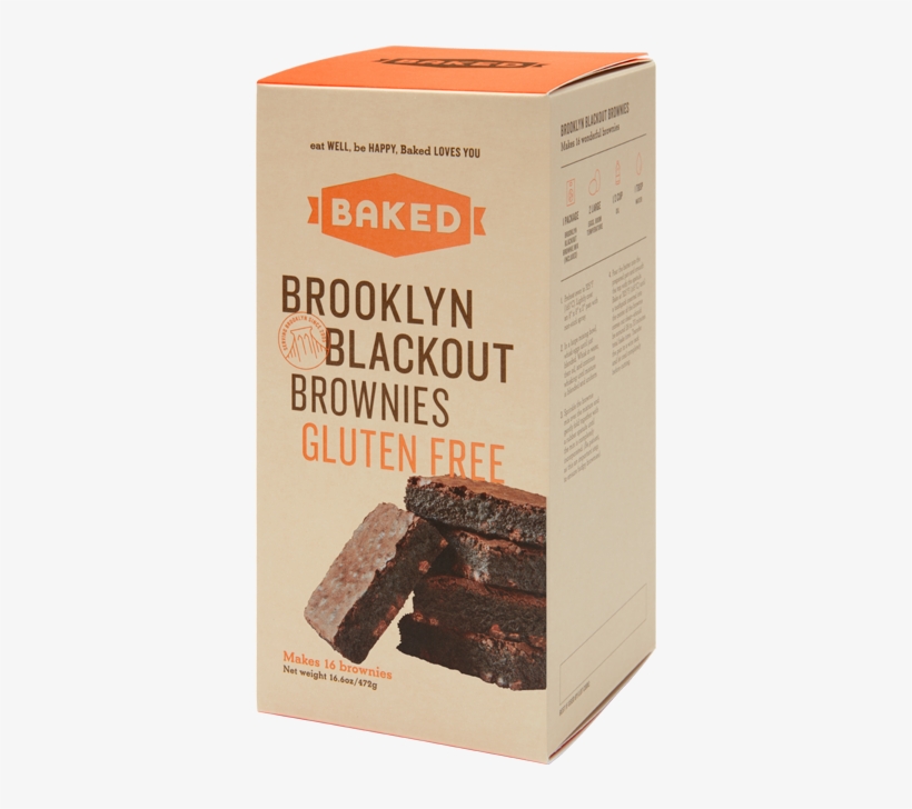 Brooklyn Blackout Brownie Gluten Free - Chocolate, transparent png download
