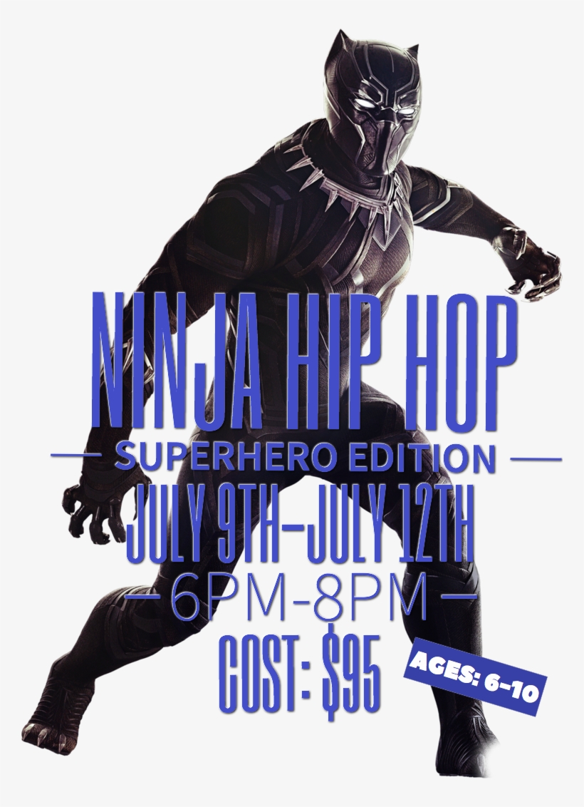 Ninja Hip Hop Camp - Black Panther Vs Avengers Assemble, transparent png download