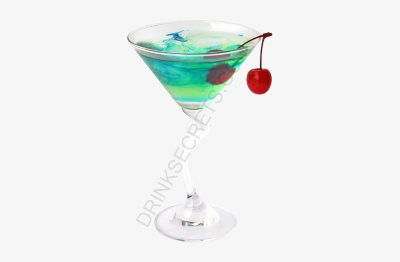 Evergreen Cocktail Image - Martini Glass, transparent png download