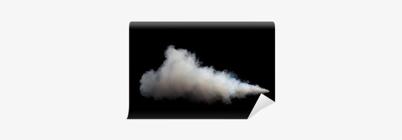 Fotomural Humo Blanco Sobre Fondo Negro - Smoke On Black Background, transparent png download