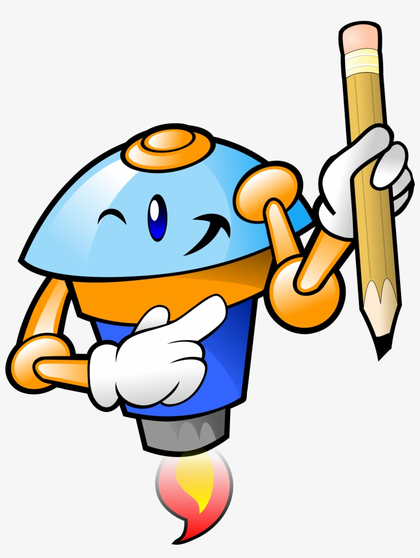Big Image - Lapiz Robot, transparent png download