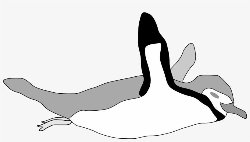 This Free Icons Png Design Of Penguin Swim, transparent png download