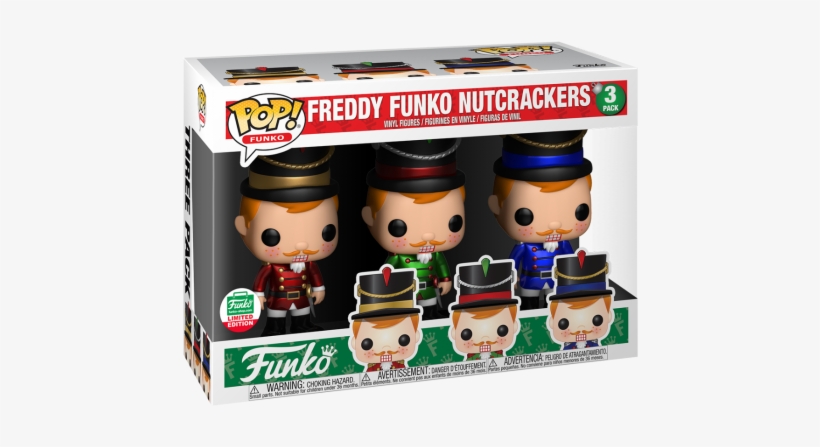 Freddy Nutcracker 3 Pack Funko Shop - Funko Pop De Freddy Funko, transparent png download