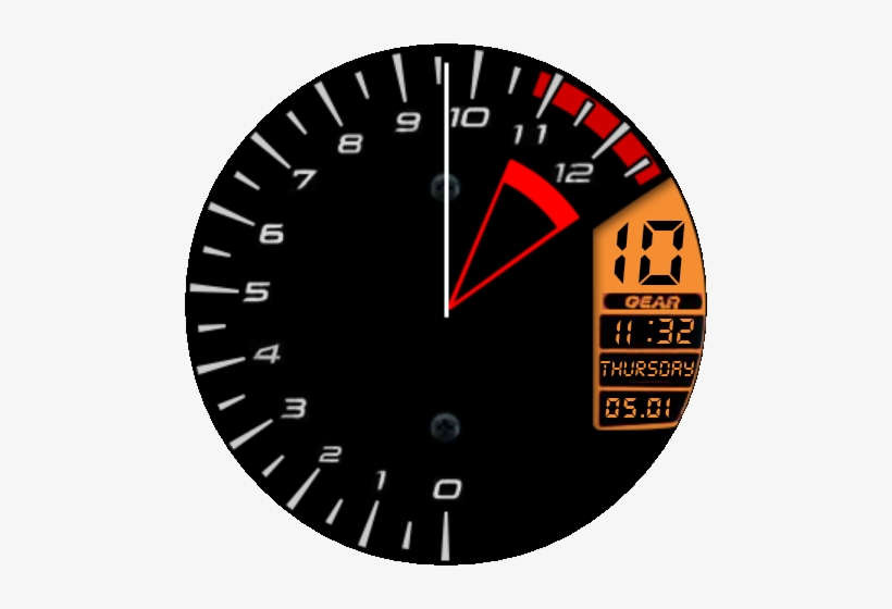 Bike Rev Counter - Wall Clock, transparent png download