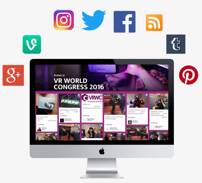 More Than A Twitter Wall - Social Wall Events, transparent png download