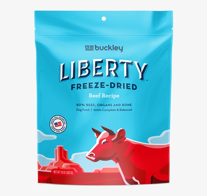 Buckley Liberty Freeze-dried Beef Recipe Dry Dog Food - Buckley Liberty Freeze Dried Dog Food, Beef, 10 Oz, transparent png download