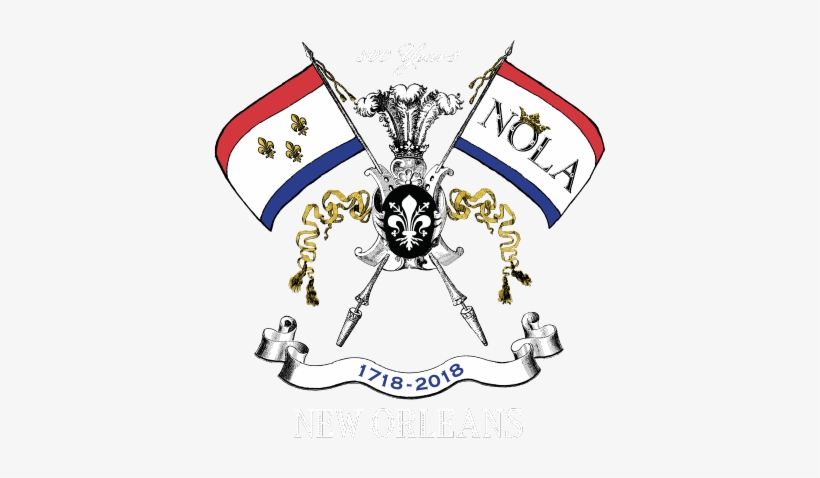 300 Logo Flag - New Orleans Tricentennial, transparent png download
