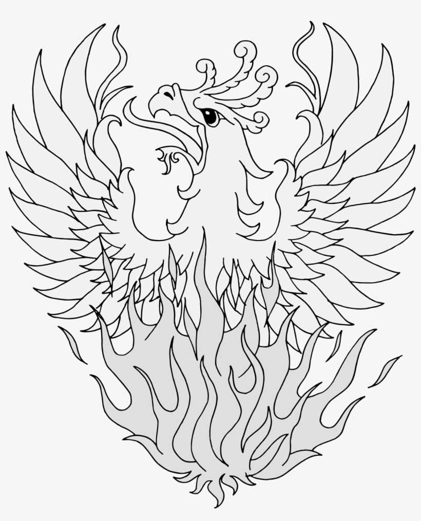 Details, Png - Phoenix Heraldry Transparent PNG - 1237x1467 - Free