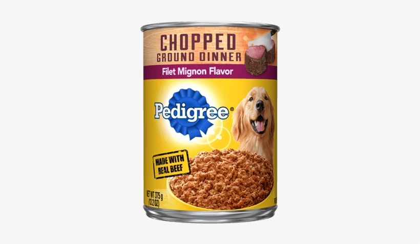 Pedigree® Wet Dog Food Chopped Ground Dinner Filet - Pedigree Canned Dog Food, transparent png download