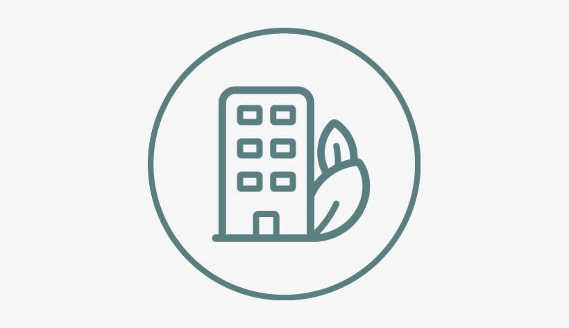 Important For Government To Have A Sustainable Development - Low Carbon Building Icon, transparent png download