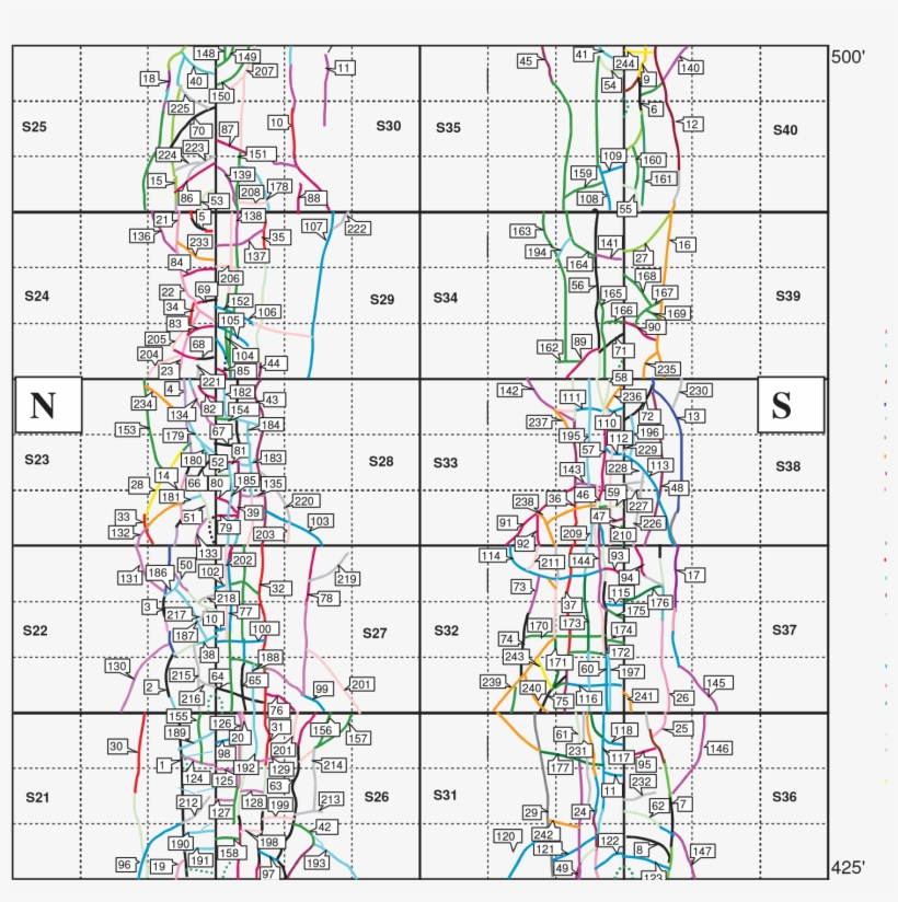 Mrg Distress Map After 31,020 Passes On North Side - Diagram, transparent png download