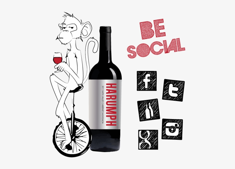 We Are Semi Active Social Media Novices, So Please - Harumph Wine, transparent png download