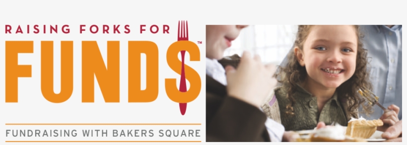 Bakers Square Forks For Funds - Girl, transparent png download