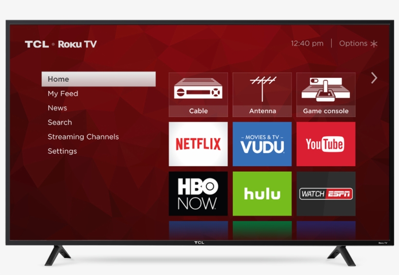 Tcl 55” Class 4k Hdr Roku Smart Led Tv (55s401) - Tcl 55s405 S-series 55-inch 4k Uhd Roku Smart Led Tv, transparent png download