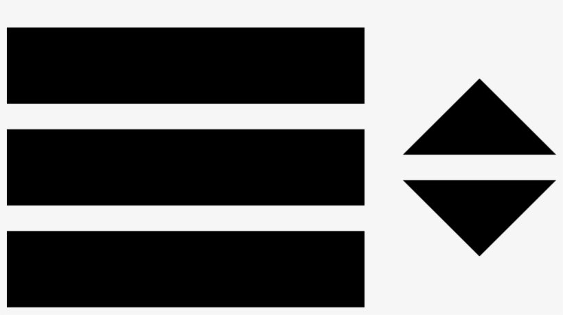 Menu Options Hamburger - Triangle, transparent png download