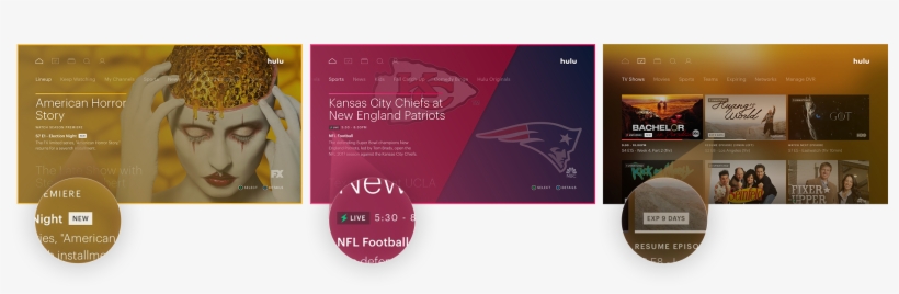 We Like To Show Off All The New Content That Lands - Hulu, transparent png download